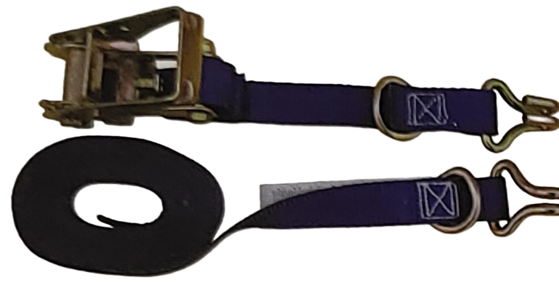 Ratchet Tie-down Straps with Buckles
